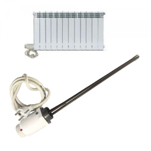 ТЕН в алюмінієву батарею 2500 Вт з термостатом ТЕН в алюмінієву батарею 2500 Вт з термостатом