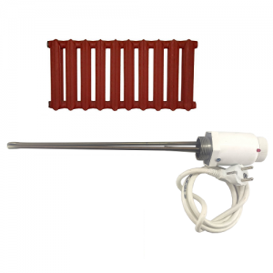 Тен у чавунну батарею з білим термостатом 2500 вт Тен у чавунну батарею з білим термостатом 2500 вт