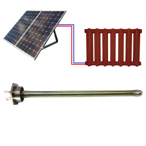 Тен у чавунну батарею для сонячної панелі 24 Вольт 200 Ватт Тен у чавунну батарею для сонячної панелі 24 Вольт 200 Ватт