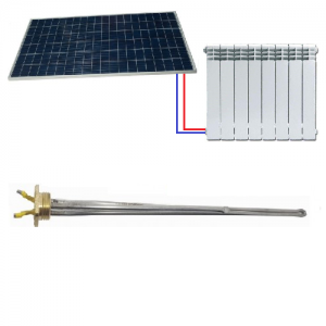 Тен 24 Вольт 200 Ватт в алюмінієву батарею Тен 24 Вольт 200 Ватт в алюмінієву батарею