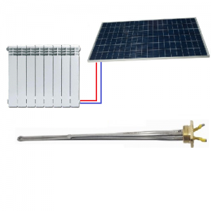 Тен 24 Вольт в алюмінієву батарею 200 Ватт Тен 24 Вольт в алюмінієву батарею 200 Ватт