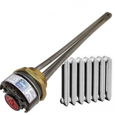 ТЭН в чугунную батарею 2500w (правая)