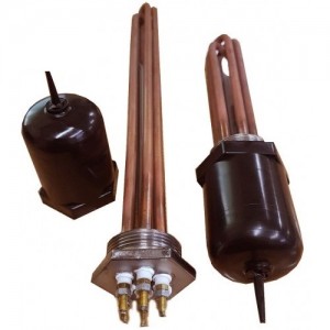 Блок ТЭН 4 кВт медный 1 1/4"