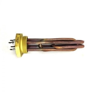 Блок тэн с латунной резьбой 1,5" 3,6 кВт на 220в