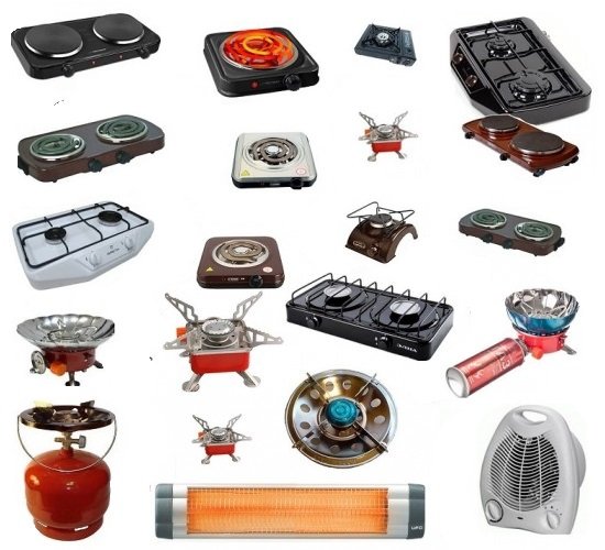 Бытовые электро и газовые плиты, электро приборы