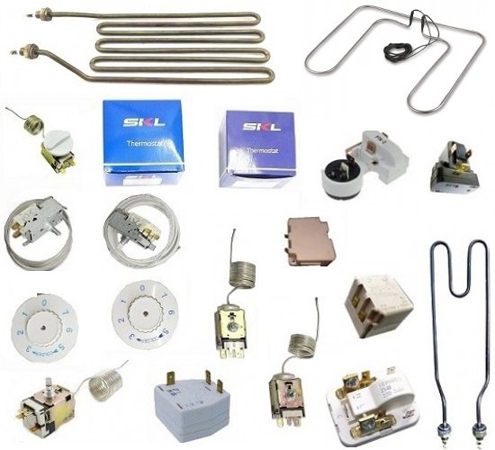 Запчасти для холодильников, морозильных камер, испарителей