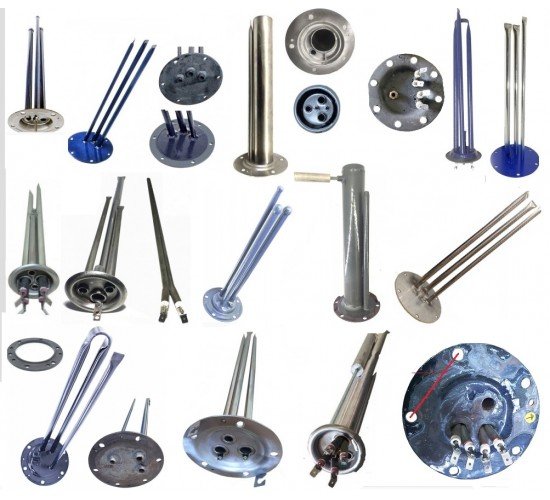 Фланцы-колбы для бойлера под сухие ТЭНы 