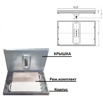 Электроконфорка промышленная КЭ  0,12 на 3000 Вт