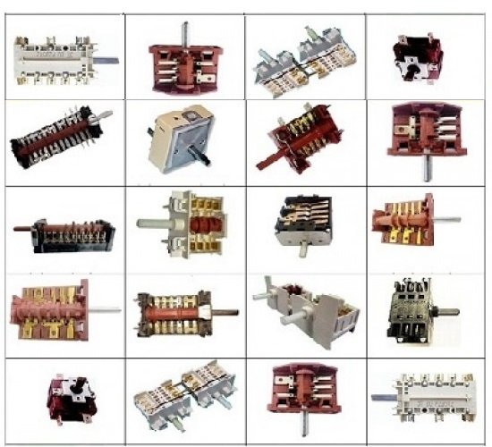 Переключатели для электроплит 
