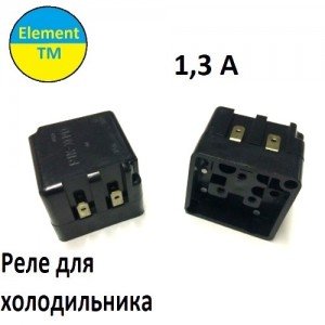 Пускове реле сумісне з холодильником РТК-Х(М) 1.3A 220V Китай Пускове реле сумісне з холодильником РТК-Х(М) 1.3A 220V Китай