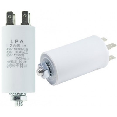 Конденсатор 2 мкФ 450V с резьбой