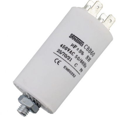 Конденсатор 8 мкФ 450V с резьбой